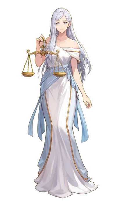 アストライアのキャラクターイラスト(星乙女の天秤)