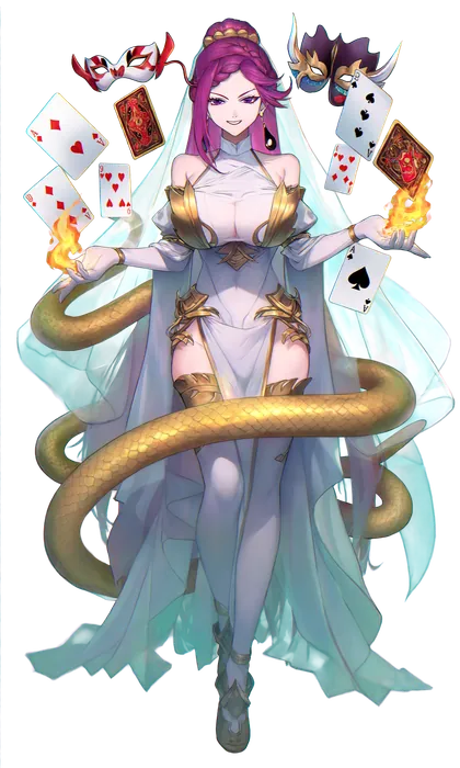 ロキのキャラクターイラスト(星を欺く道化)
