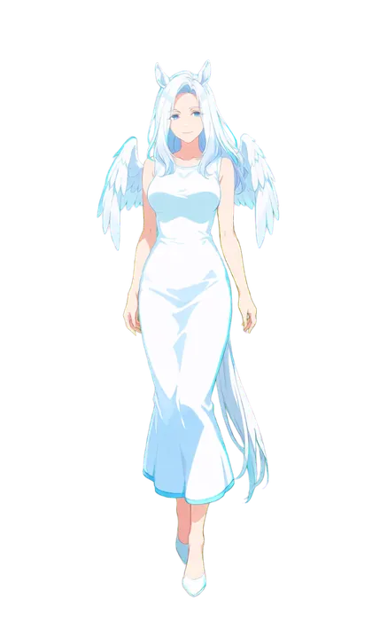 ペガサスのキャラクターイラスト(天翔る星馬)