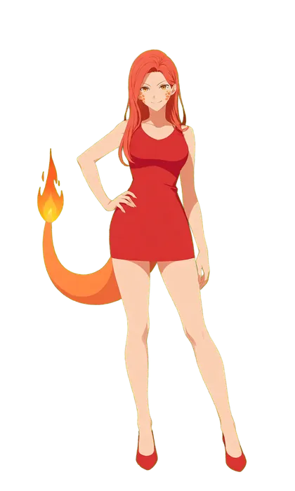 サラマンダーのキャラクターイラスト(炎星の守り蜥蜴)